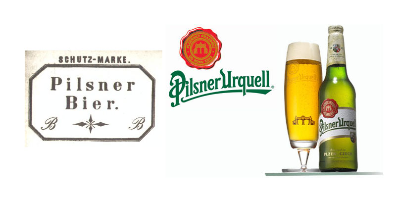 Pilsner Первое официальное использование товарного знака